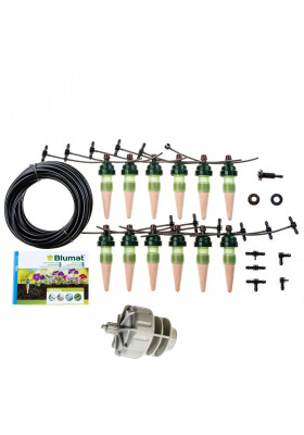 Tropf-Blumat set for 12 plants with pressure reducer
